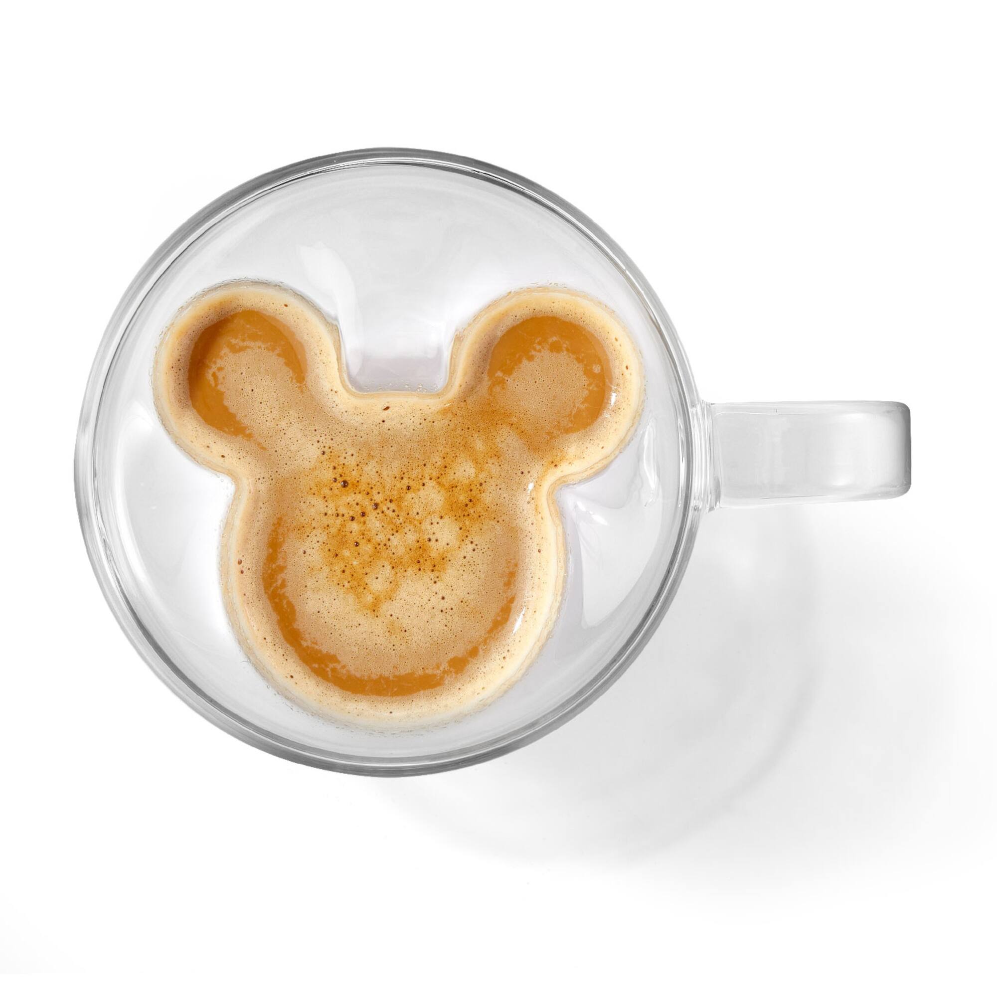 10oz. Disney® Mickey Mouse 3D Double Walled Glass Mugs, 2ct.